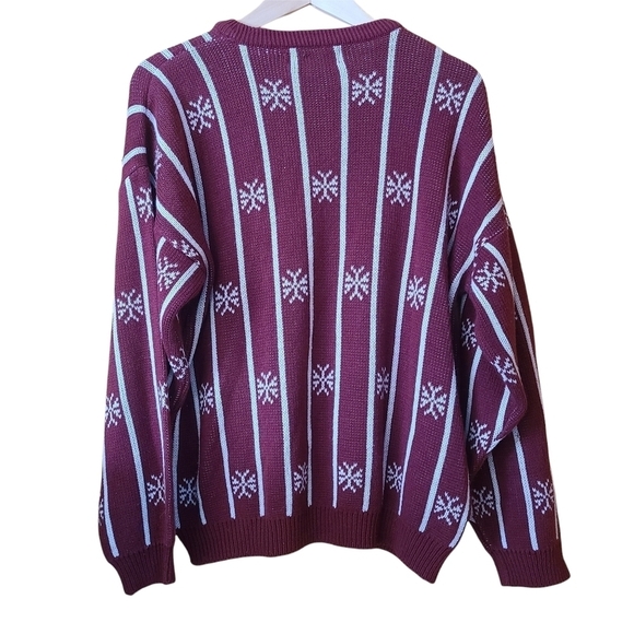 Celebrity Club vintage MEDIUM knit sweater 1980s grandpacore farmhousecore retro - Picture 6 of 8